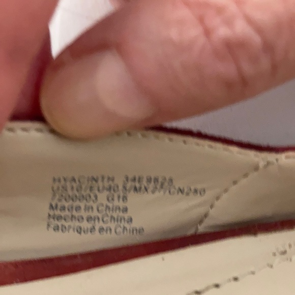 Calvin Klein Hyacinth Garnet/Cabernet Suede Flats - Picture 8 of 8